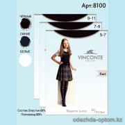 k4-8100 Vinconte Колготки детские с имитацией ботфортов, 5-11 лет, 30 ден, 1 пачка (6 шт)