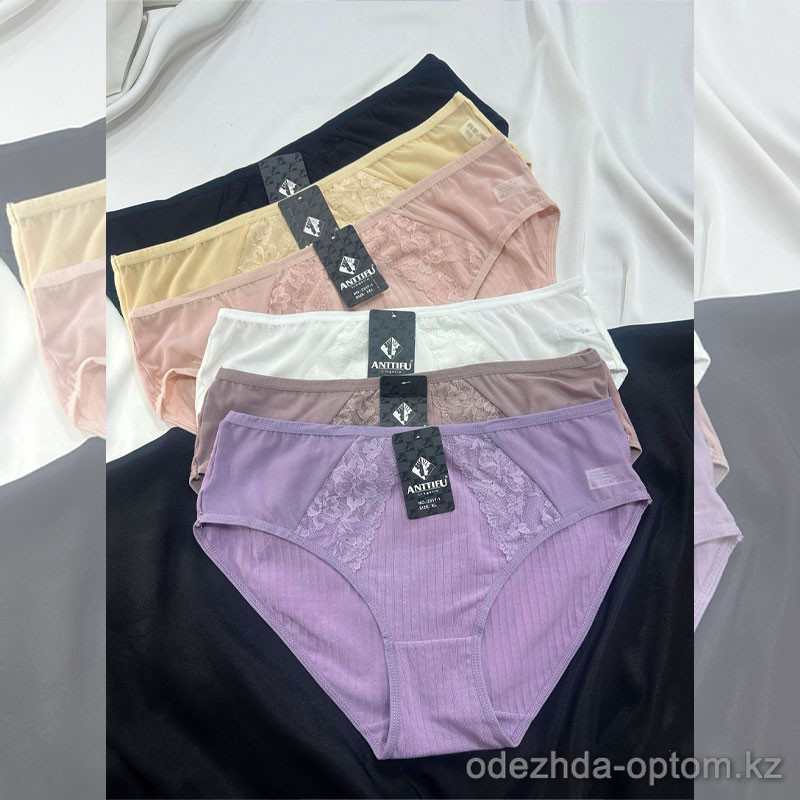 b16-2417 Anttifu Трусики женские однотонные, XL-3XL, 1 пачка (12 шт) b16-2417 Anttifu Трусики женские однотонные, XL-3XL, 1 пачка (12 шт)
