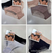b4-20356 Трусики женские однотонные, M-2XL, 1 пачка (24 шт)