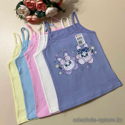 d7-4371PB266 Donella Майка детская на девочку, 1 пачка (5 шт)