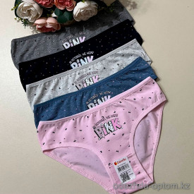 d7-5181B41 Donella Трусики подростковые с принтом, 10/11 лет, 1 пачка (10 шт)