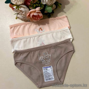 d7-5738-1 Baykar Трусики подростковые на девочку, 7 (13-14) лет, 1 пачка (12 шт)