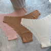 b13-1422 Трусики женские однотонные, S-XL, 1 пачка (10 шт)