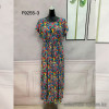 w7-F9255-3 Платье женское с цветным принтом, большие размеры, 1 шт