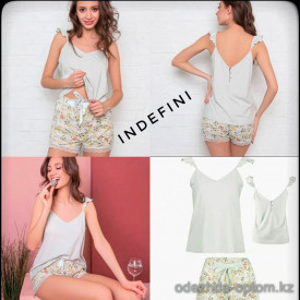 b5-1017TDPA Indefini Комплект женской домашней одежды: майка и шортики, S-L, 1 пачка (3 шт)