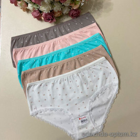 d7-25114 Donella Трусики женские со звездочками, размер L, 1 пачка (10 шт)