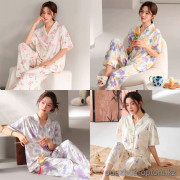 b15-2238 Комплект женской пижамы: рубашка и штаны, M-2XL, 1 пачка (4 шт)