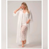b15-3824 Комплект шелковой для крупных дам: халат и сорочка, 2XL-4XL, 1 пачка (3 шт)