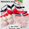 b6-01057 Miss Wicasa Комплект нижнего белья: бюстгальтер и трусики, чашка B, 1 пачка (3 шт)