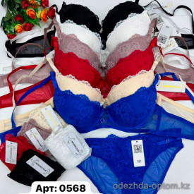 b6-0568 Miss Wicasa Комплект нижнего белья, чашка B, 1 пачка (3 шт) b6-0568 Miss Wicasa Комплект нижнего белья, чашка B, 1 пачка (3 шт)