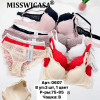 b6-0607 Miss Wicasa Комплект нижнего белья: бюстгальтер и трусики, чашка B, 1 пачка (3 шт)