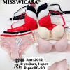 b6-2012-1 Miss Wicasa Комплект нижнего белья: бюстгальтер и трусики, чашка C, 1 пачка (3 шт)