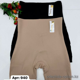 b6-940-2 Beisdanna Трусики женские с имитацией кожи утягивающие талию, L-4XL, 1 пачка (12 шт)