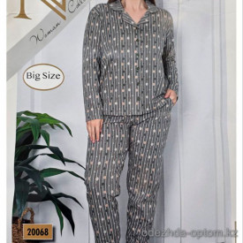 b4-20068 Nicoletta Комплект женский для сна: рубашка и штаны, L-3XL, 1 пачка (4 шт)