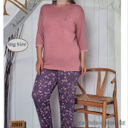 b4-32050 Nicoletta Комплект домашней одежды для полных дам: кофта и штаны, 2XL-5XL, 1 пачка (4 шт)