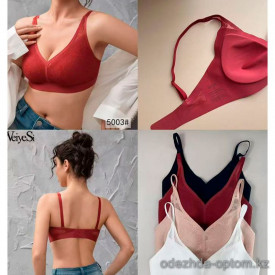 b4-5003-3 Weiyesi Топ-Бра на тонком поролоне без косточек, M-2XL, 1 пачка (6 шт) b4-5003-3 Weiyesi Топ-Бра на тонком поролоне без косточек, M-2XL, 1 пачка (6 шт)