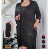 b4-84321 Nicoletta Сорочка в комплекте с халатом для полных дам, 2XL-5XL, 1 пачка (4 шт)