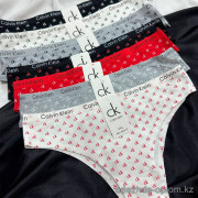 b16-8413 Трусики женские с принтом, большие размеры, 2XL-4XL, 1 пачка (12 шт)