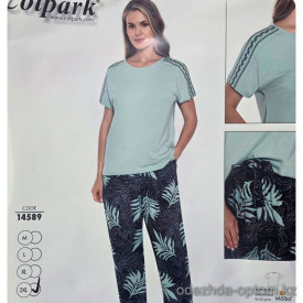 b4-14589 Cotpark Комплект женской одежды: футболка и штаны, M-2XL, 1 пачка (4 шт) b4-14589 Cotpark Комплект женской одежды: футболка и штаны, M-2XL, 1 пачка (4 шт)