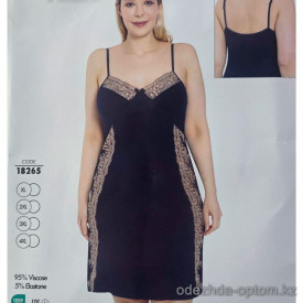 b4-18265 Cotpark Сорочка женская на бретельках, XL-4XL, 1 пачка (4 шт)