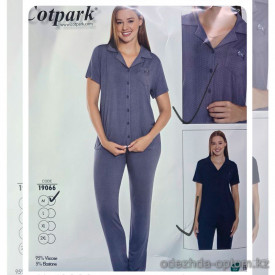 b4-19066 Cotpark Комплект женской одежды: рубашка и штаны, M-2XL, 1 пачка (4 шт) b4-19066 Cotpark Комплект женской одежды: рубашка и штаны, M-2XL, 1 пачка (4 шт)