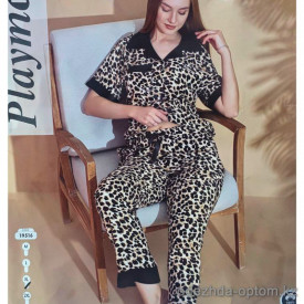 b4-19516 Комплект женской одежды: рубашка и штаны, M-2XL, 1 пачка (4 шт) b4-19516 Комплект женской одежды: рубашка и штаны, M-2XL, 1 пачка (4 шт)