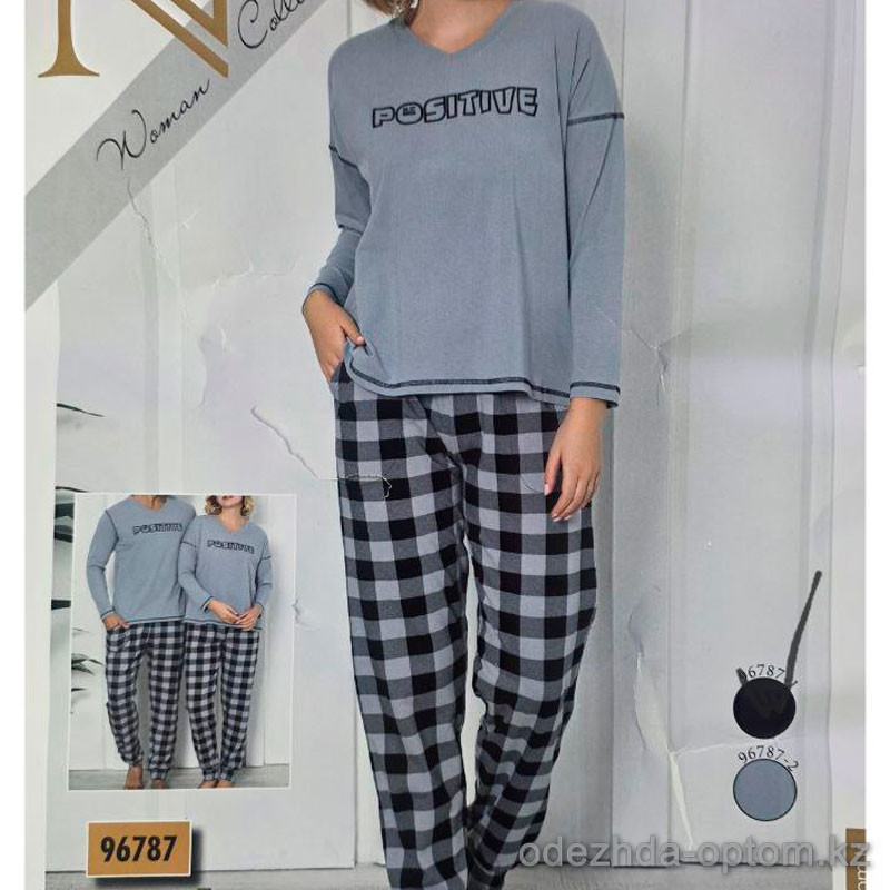 b4-96787 Nicoletta Комплект женской пижамы: кофта и штаны, S-XL, 1 пачка (4 шт) b4-96787 Nicoletta Комплект женской пижамы: кофта и штаны, S-XL, 1 пачка (4 шт)