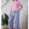 b4-99099 Nicoletta Комплект женской пижамы: футболка и штаны, S-XL, 1 пачка (4 шт)