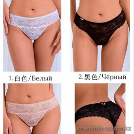 b4-P2154 Lanny Mode Трусики женские кружевные, M-XL, 1 пачка (6 шт)