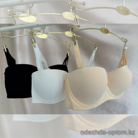 b13-60635 Бюстгальтер ажелика на поролоне, чашка C, 1 пачка (3 шт)