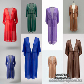 z2-6713-1 Пляжная женская накидка, 38-46, 1 пачка (5 шт)