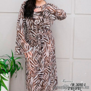 z2-W3010-1-1 Пляжная женская туника, большие размеры, 2XL-5XL, 1 пачка (4 шт)