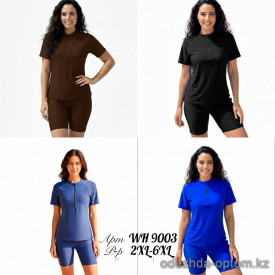 z2-WH9003 Купальник женский спортивный, большие размеры, 2XL-6XL, 1 пачка (5 шт)