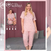 e1-1621 MISS MAVERA Комплект женской домашней одежды, хлопок, большие размеры XL-4XL, 1 пачка (4 шт)
