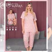e1-1621 MISS MAVERA Комплект женской домашней одежды, хлопок, большие размеры XL-4XL, 1 пачка (4 шт)