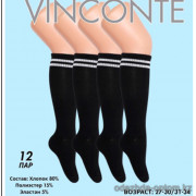 k4-VN5006-2 Vinconte Гольфы подростковые, хлопок, 1 пачка (12 пар)