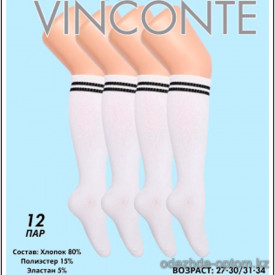 k4-VN5006 Vinconte Гольфы подростковые, хлопок, 1 пачка (12 пар)
