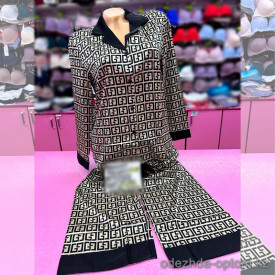 b6-5209-2 Комплект женской пижамы, большие размеры, 3XL-5XL, 1 пачка (3 шт)