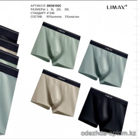 n1-DK56192 Limax Трусы мужские боксеры, L-3XL, 1 пачка (12 шт)