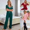 b13-889-2 Комплект женской пижамы: кофта и штаны, размер M, 1 шт