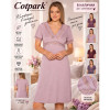 b4-13433 Cotpark Платье домашнее для крупных дам сиреневого цвета, L-3XL, 1 пачка (4 шт)
