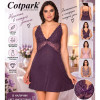 b4-18187 Cotpark Сорочка женская на бретельках фиолетового цвета, M-XL, 1 пачка (3 шт)