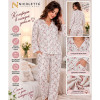b4-92289 Nicoletta Комплект женской пижамы: рубашка и штаны, S-XL, 1 пачка (4 шт)