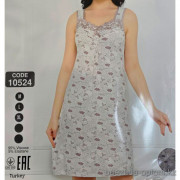 b4-10524 Cotpark Сорочка женская на широких лямках, M-XL, 1 пачка (3 шт)