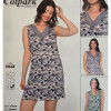 b4-10668 Cotpark Сорочка женская без рукавов, M-XL, 1 пачка (3 шт)