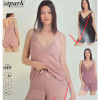 b4-17311 Cotpark Комплект женской пижамы: майка и шорты, M-2XL, 1 пачка (4 шт)