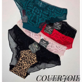 b4-1903 Coeur joie Трусики женские кружевные, M-XL, 1 пачка (6 шт)