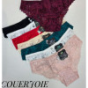 b4-1926 Coeur Joie Трусики женские кружевные, M-XL, 1 пачка (6 шт)