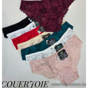 b4-1926 Coeur Joie Трусики женские кружевные, M-XL, 1 пачка (6 шт)