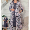 b4-7424 Nicoletta Сорочка в комплекте с халатом для будущих мам, S-XL, 1 пачка (4 шт)